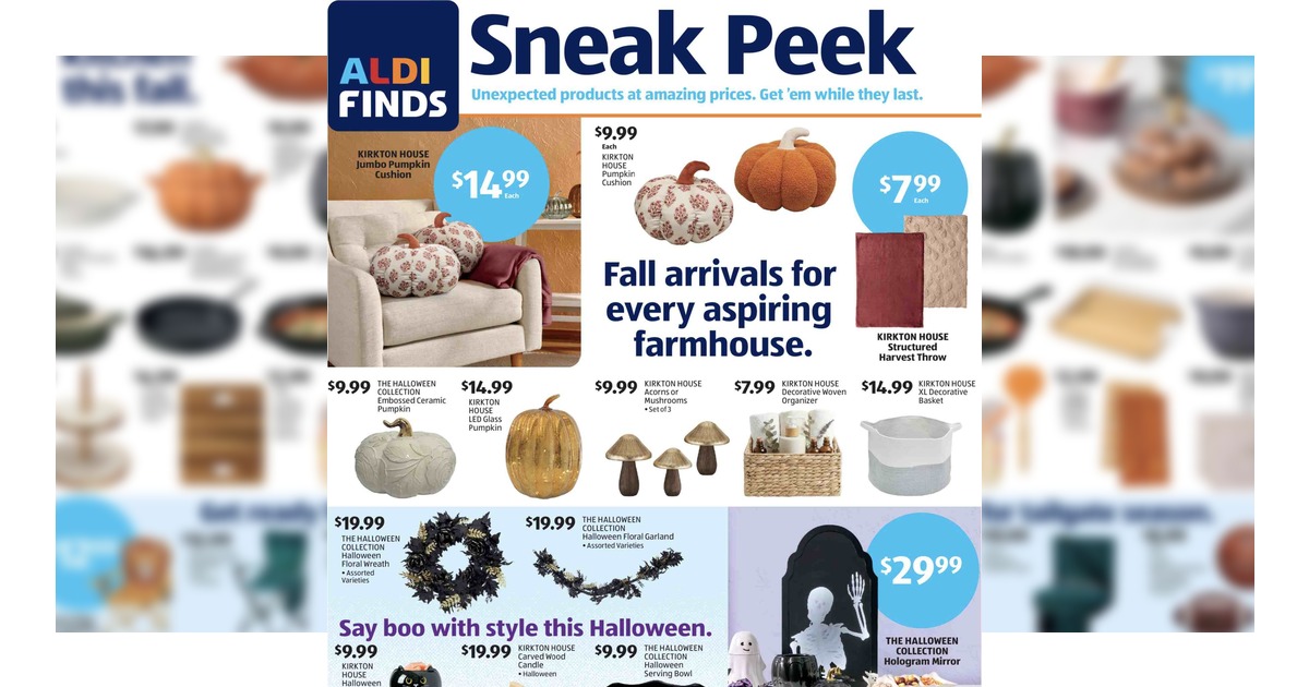 Aldi Weekly Ad (9/2/26 - 9/8/26) Sneak Peek