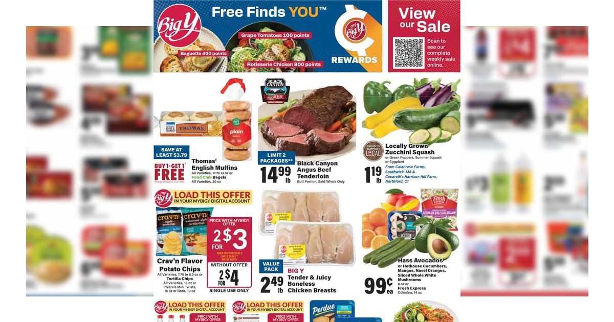 Big Y Weekly Ad (8/27/26- 9/2/26) Circular Preview