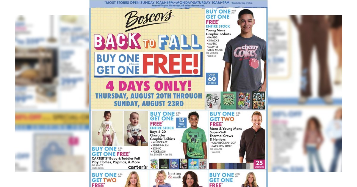 Boscov's Ad (8/20/26- 8/26/26) Weekly Preview!
