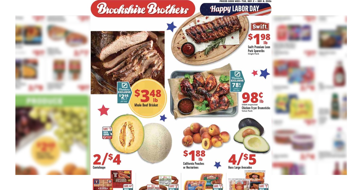 Brookshire Brothers Weekly (9/2/26 – 9/8/26) Ad