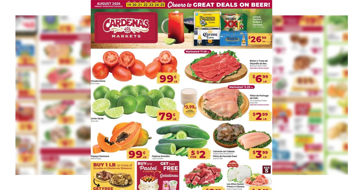 Cardenas Weekly Ad (8/26/26 – 9/1/26) Early Preview