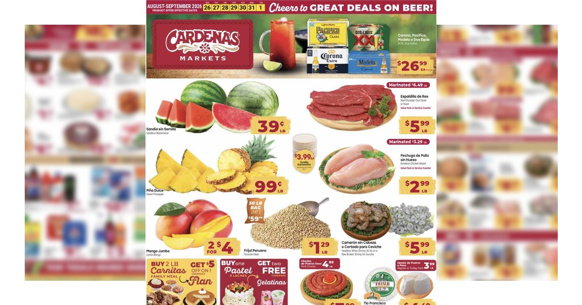 Cardenas Weekly Ad (8/26/26 – 9/1/26) Early Preview