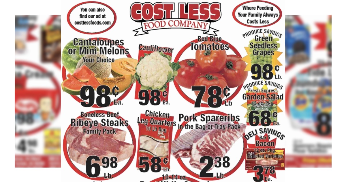 Cost Less Weekly Ad (8/26/26 – 9/1/26) Preview