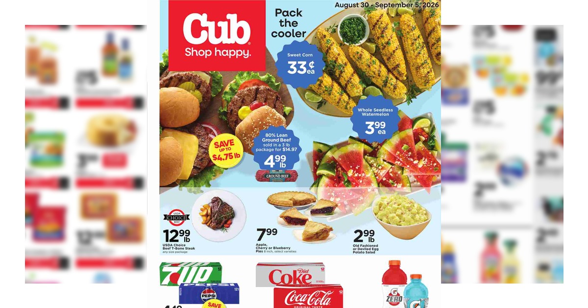 Cub Foods Weekly (8/30/26 - 9/5/26) Ad Preview!