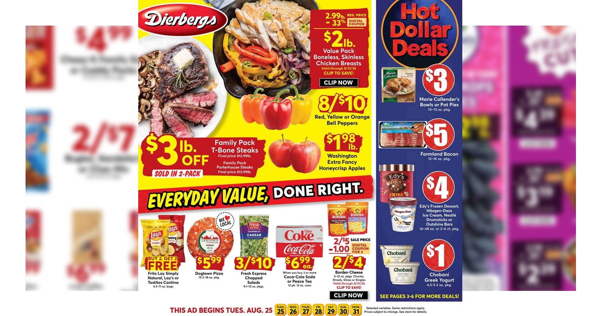 Dierbergs Ad (8/25/26 – 8/31/26) Weekly Preview