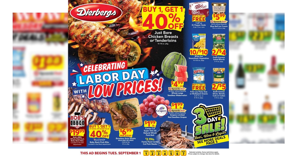 Dierbergs Ad (9/1/26 - 9/7/26) Weekly Preview