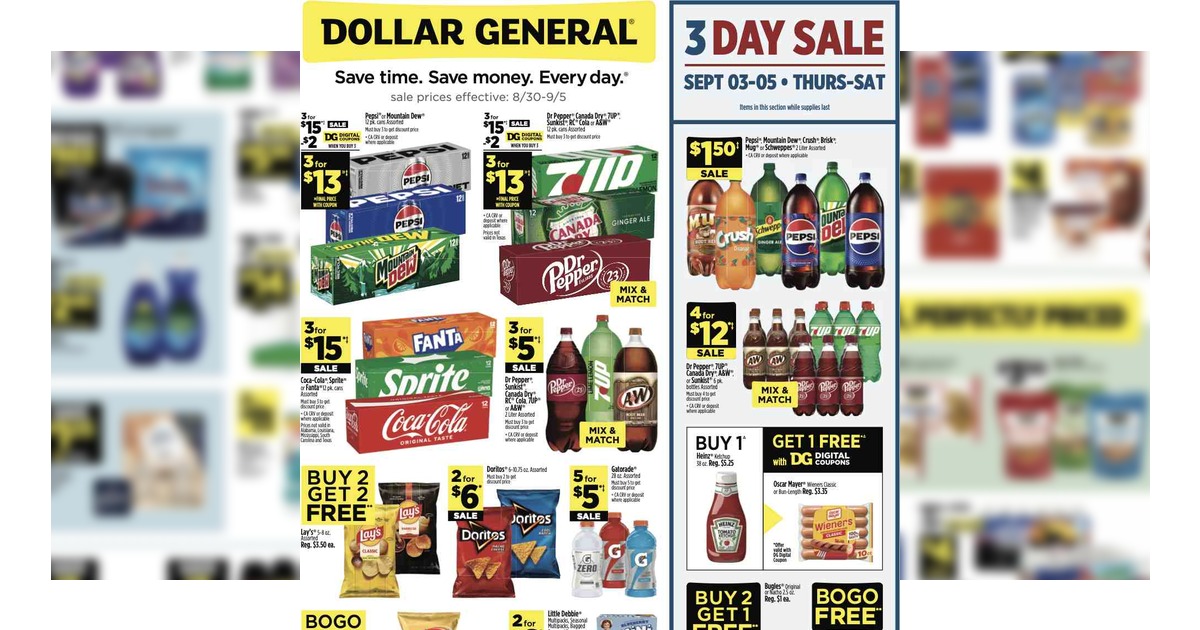 Dollar General Ad (8/30/26 - 9/5/26) Weekly Preview!