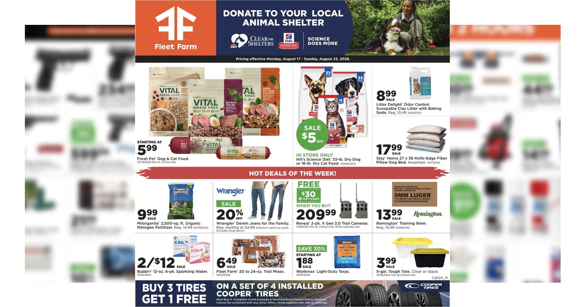 Fleet Farm Weekly Ad (8/17/26 - 8/23/26) Preview!