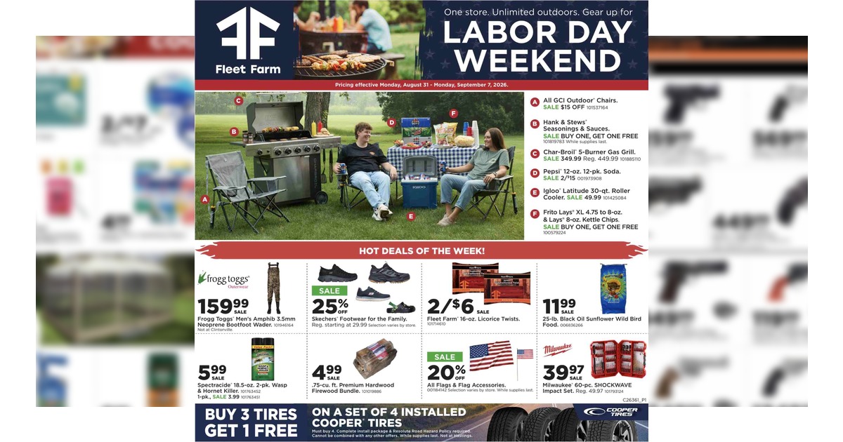 Fleet Farm Weekly Ad (8/31/26 - 9/7/26) Preview!