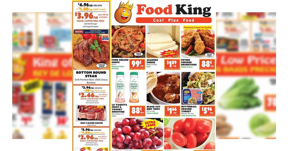 Food King Ad (8/26/26 – 9/1/26) Weekly Preview