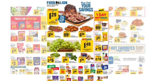 Food Lion Weekly Ad (8/26/26 – 9/1/26) Early Ad Preview