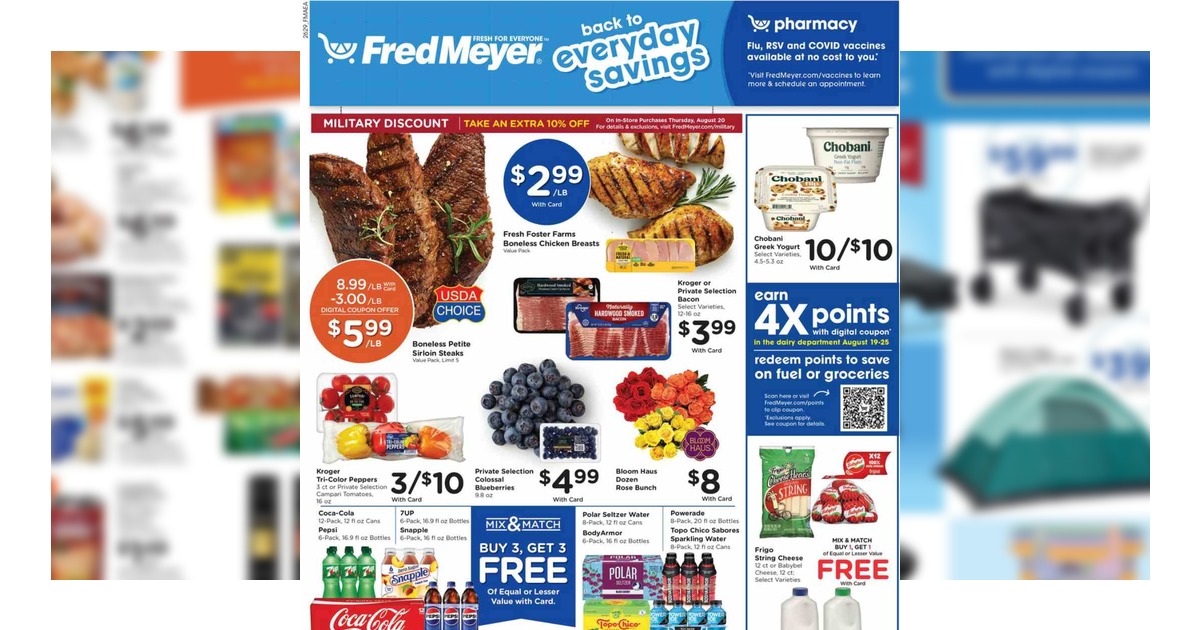 Fred Meyer Weekly Ad (8/26/26 – 9/1/26) Preview
