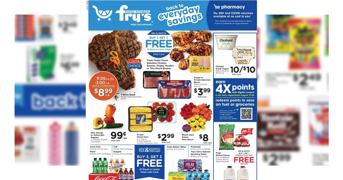 Fry’s Weekly Ad (8/26/26 – 9/1/26) Preview