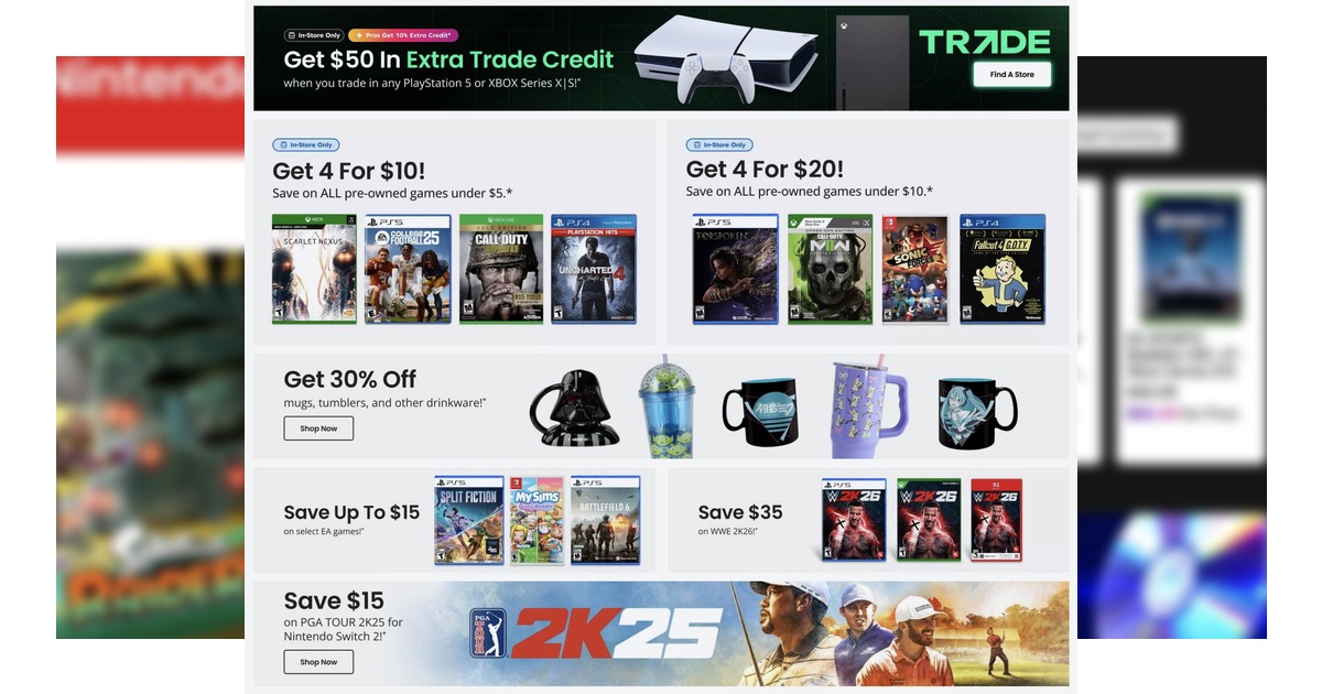 GameStop Weekly Ad (8/30/26 - 9/5/26) Preview!