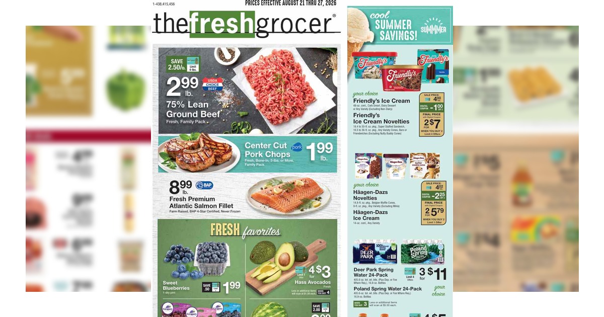 The Fresh Grocer Ad (8/28/26– 9/3/26) Gerrity’s Weekly Ad