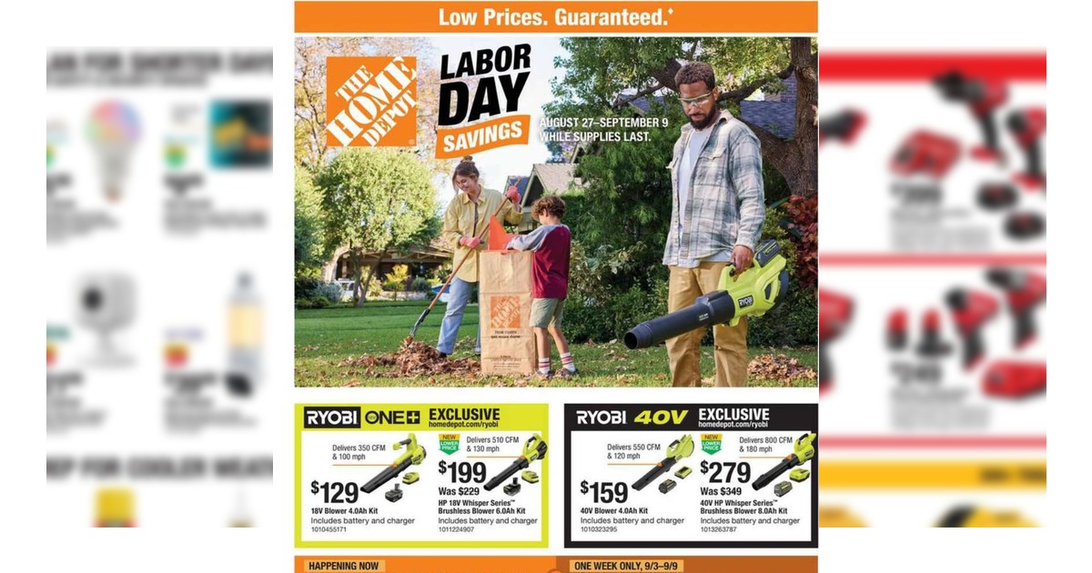 Home Depot Weekly Ad (8/27/26 - 9/9/26) Preview!