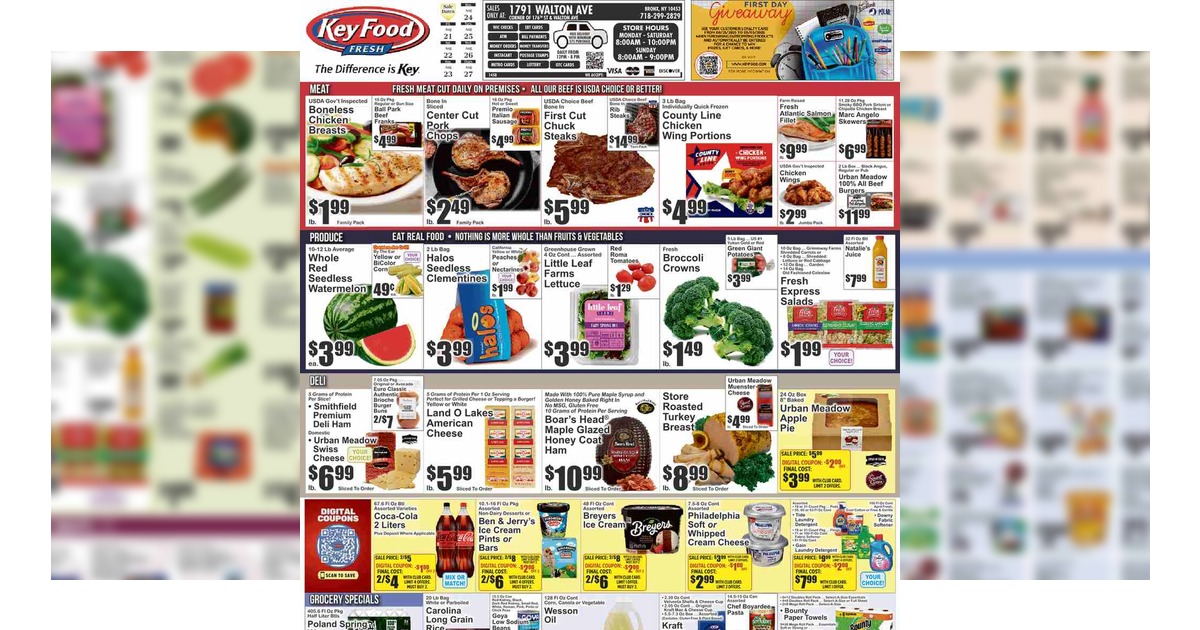 Key Food Circular (8/28/26 – 9/3/26) Weekly Flyer Preview