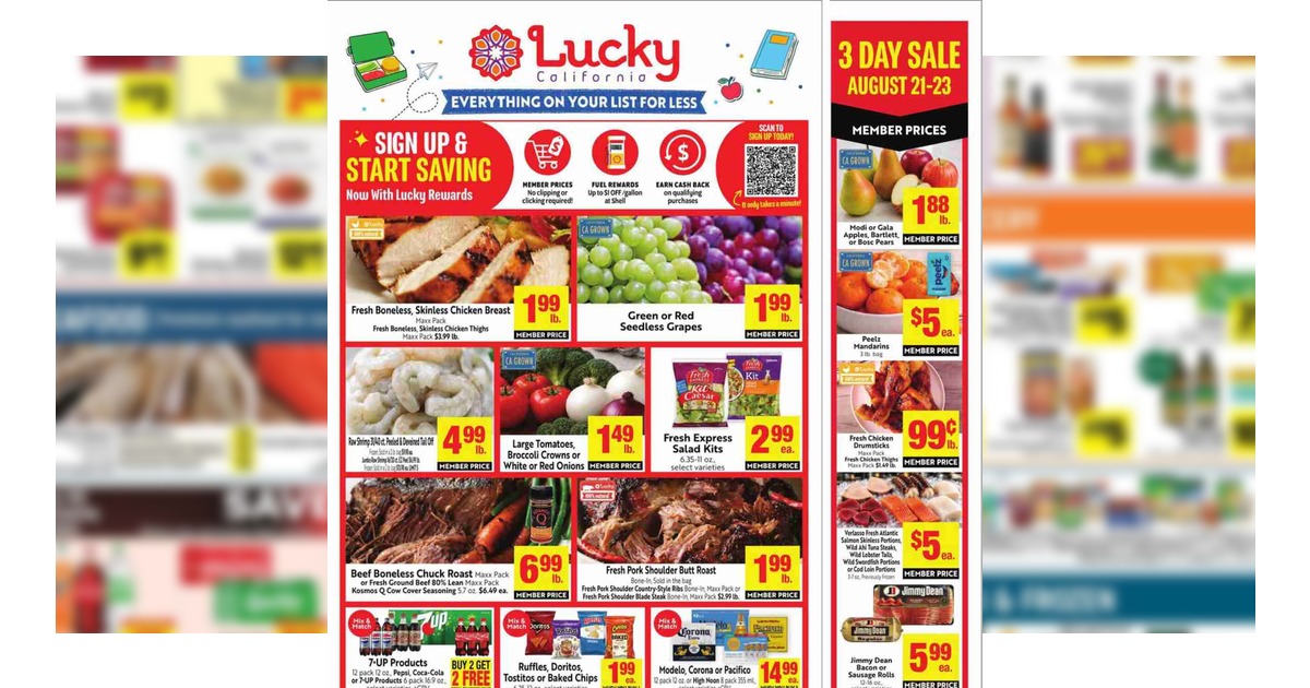 Lucky Supermarkets Weekly Ad (8/26/26 – 9/1/26) Preview