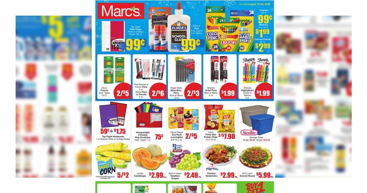 Marc’s Weekly (8/26/26 – 9/1/26) Ad Preview