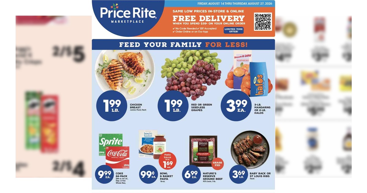 Price Rite Weekly Ad Flyer (8/28/26– 9/3/26) Circular Preview