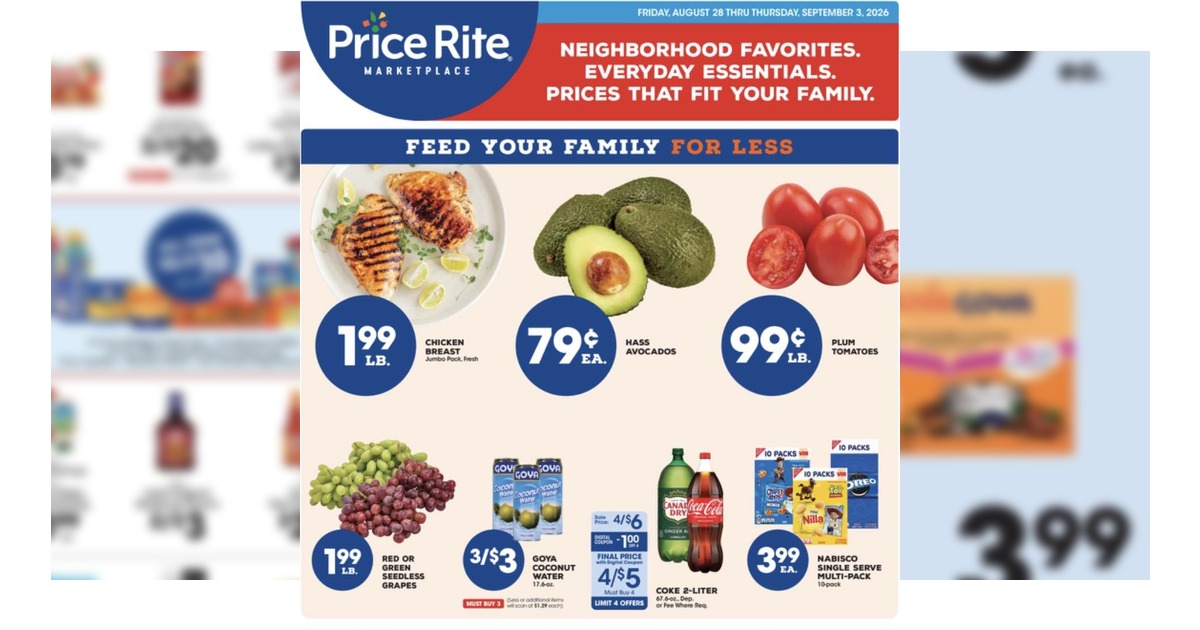 Price Rite Weekly Ad Flyer (8/28/26– 9/3/26) Circular Preview