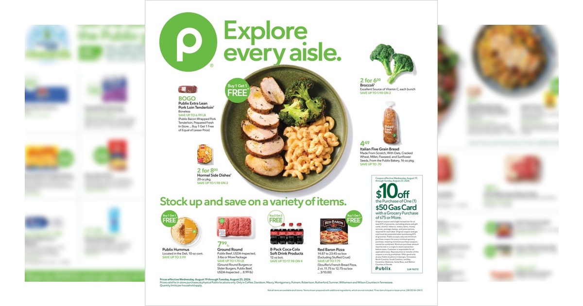 Publix Weekly Ad (8/26/26 – 9/1/26) Sneak Peek Preview