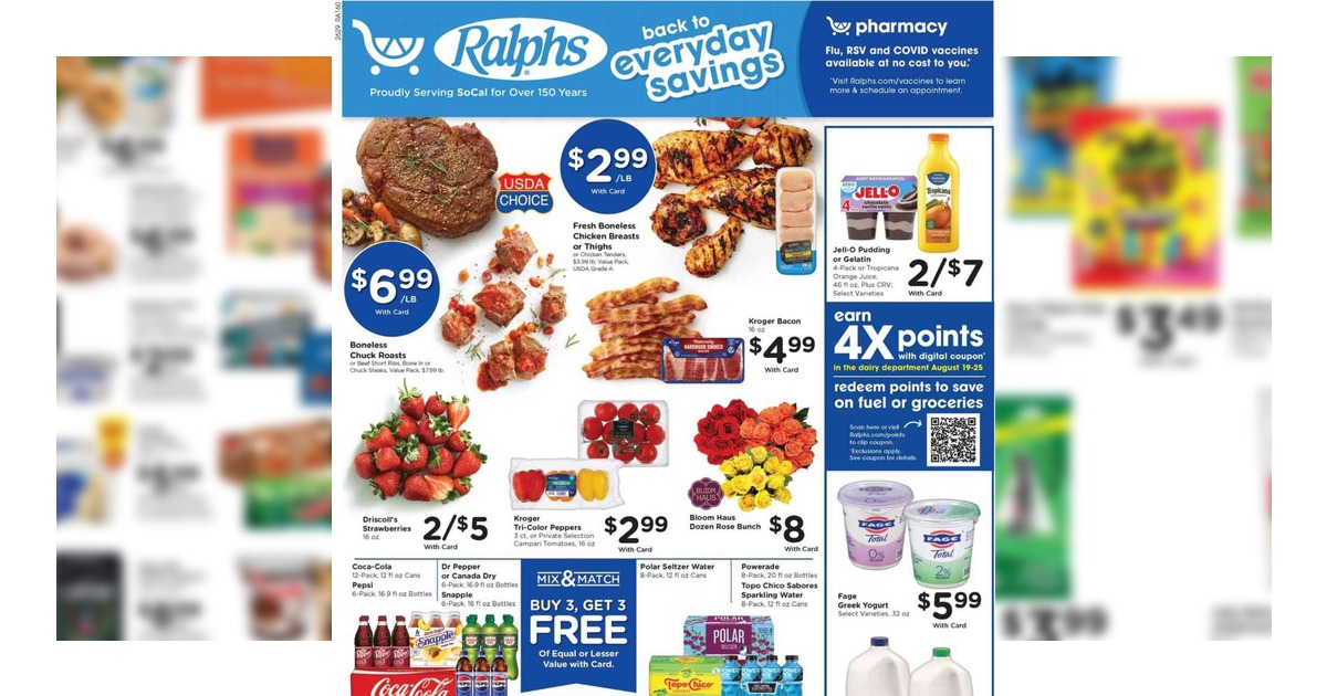 Ralphs Weekly (8/26/26 – 9/1/26) Ad Preview!