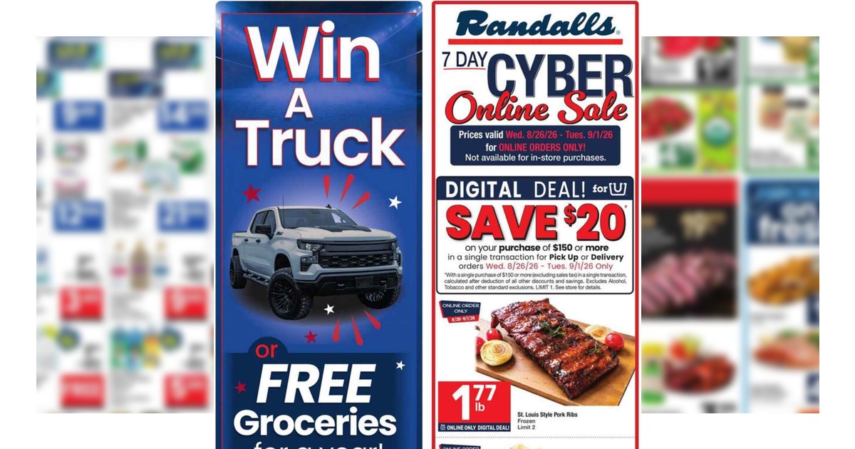 Randalls Weekly Ad (8/26/26 – 9/1/26)