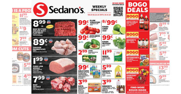 Sedano's Weekly Ad (8/26/26 – 9/1/26)