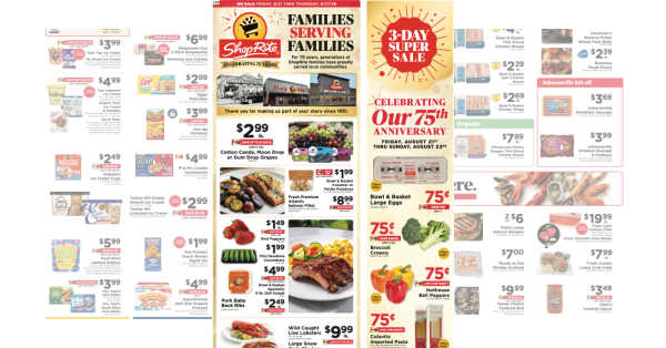 ShopRite Weekly Ad (8/28/26 – 9/3/26) Circular Preview
