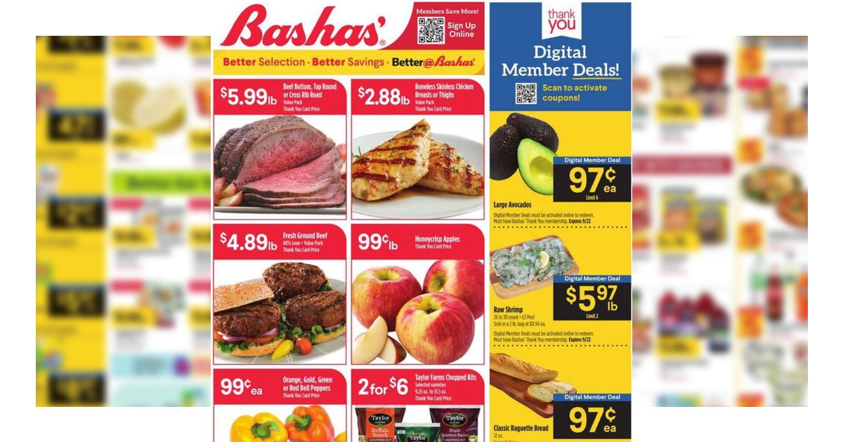 Bashas' Weekly Ad (9/16/26 – 9/22/26) Early Ad Preview
