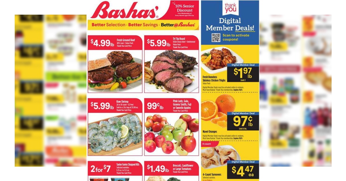 Bashas' Weekly Ad (9/30/26 – 10/6/26) Early Ad Preview