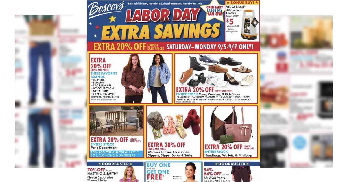 Boscov's Ad (9/3/26- 9/9/26) Weekly Preview!
