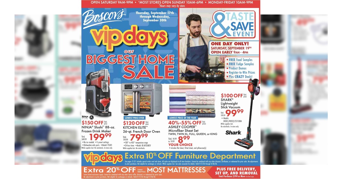 Boscov's Ad (9/17/26 - 9/30/26) Weekly Preview!