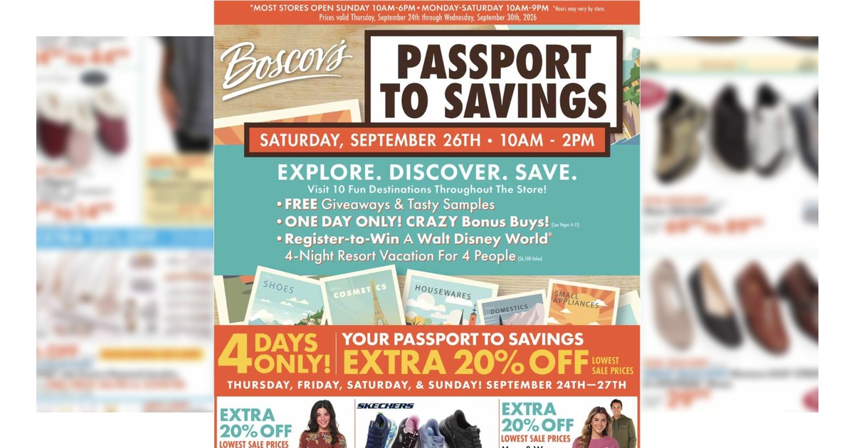 Boscov's Ad (9/24/26 - 9/30/26) Weekly Preview!
