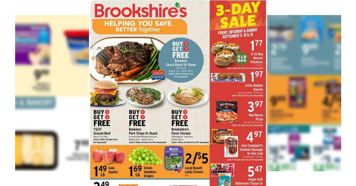Brookshire's Ad (9/9/26 – 9/15/26) Weekly Preview