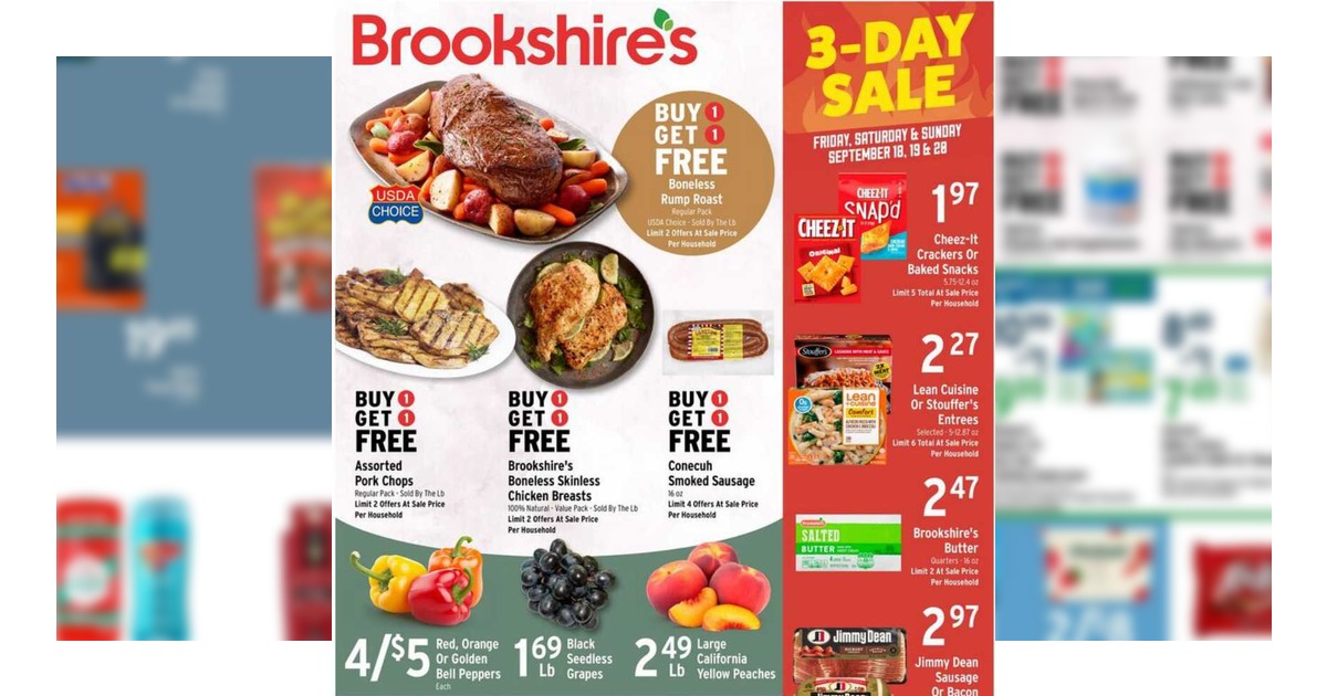 Brookshire's Ad (9/16/26 – 9/22/26) Weekly Preview