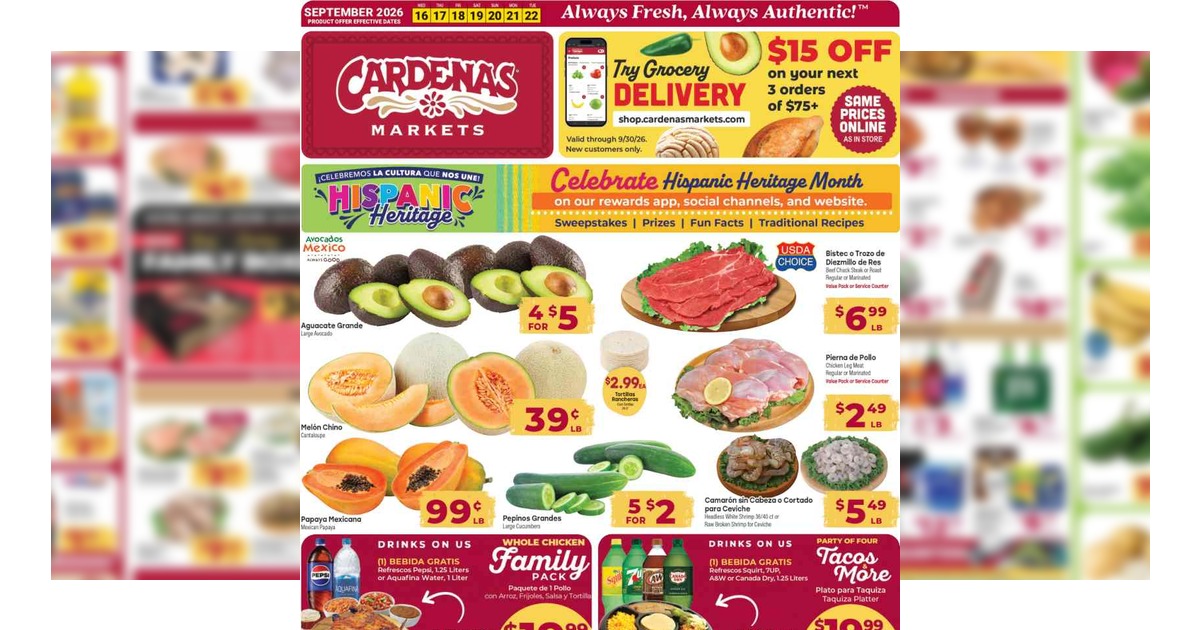Cardenas Weekly Ad (9/16/26 – 9/22/26) Early Preview