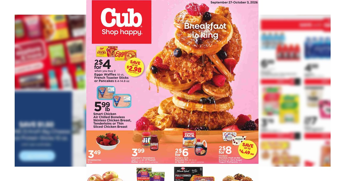 Cub Foods Weekly (9/27/26 - 10/3/26) Ad Preview!