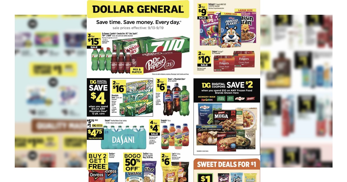 Dollar General Ad (9/13/26 - 9/19/26) Weekly Preview!