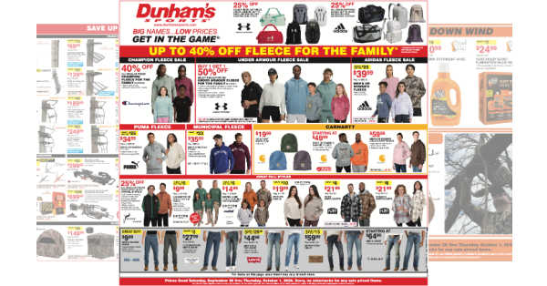 Dunham's Weekly Ad (9/26/26 - 10/1/26)