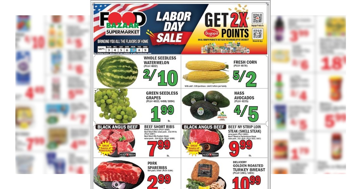 Food Bazaar Circular (9/3/26 - 9/9/26)