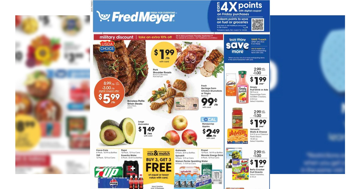 Fred Meyer Weekly Ad (9/16/26 – 9/22/26) Preview