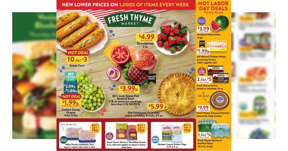 Fresh Thyme Weekly Ad (9/2/26 – 9/8/26) Early Ad Preview
