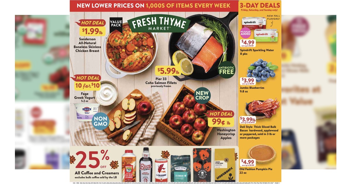Fresh Thyme Weekly Ad (9/9/26 – 9/15/26) Early Ad Preview