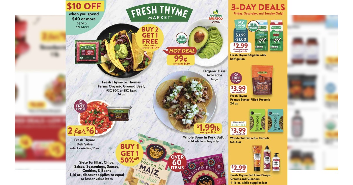 Fresh Thyme Weekly Ad (9/16/26 – 9/22/26) Early Ad Preview