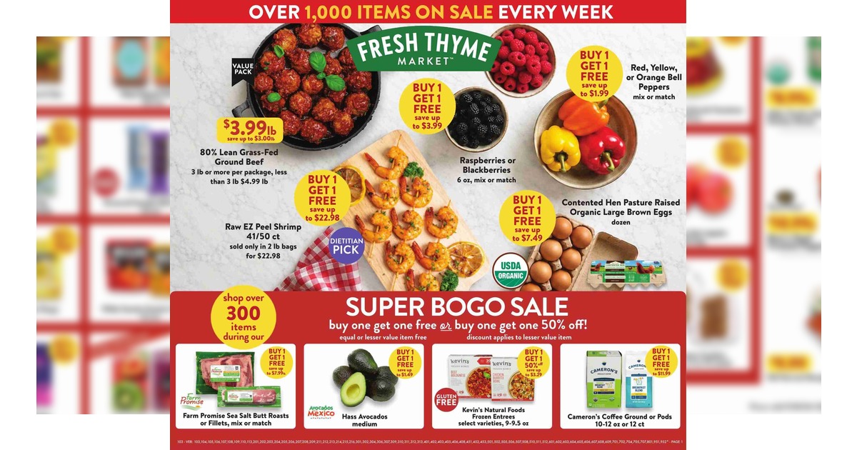 Fresh Thyme Weekly Ad (9/30/26 – 10/6/26) Early Ad Preview