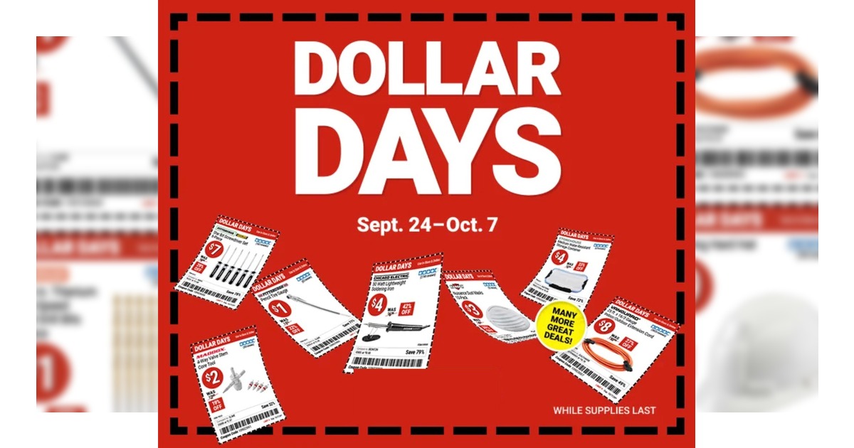Harbor Freight Sales Flyer (9/24/26 – 10/7/26) Coupons Preview