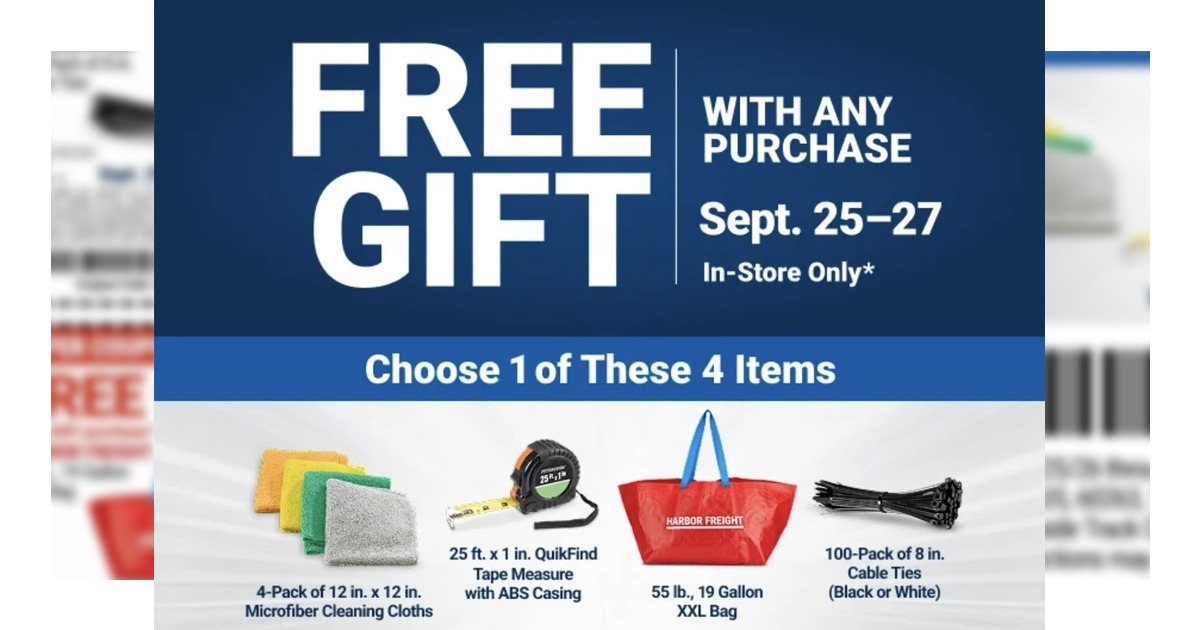 Harbor Freight Sales Flyer (9/25/26 – 9/27/26) Coupons Preview