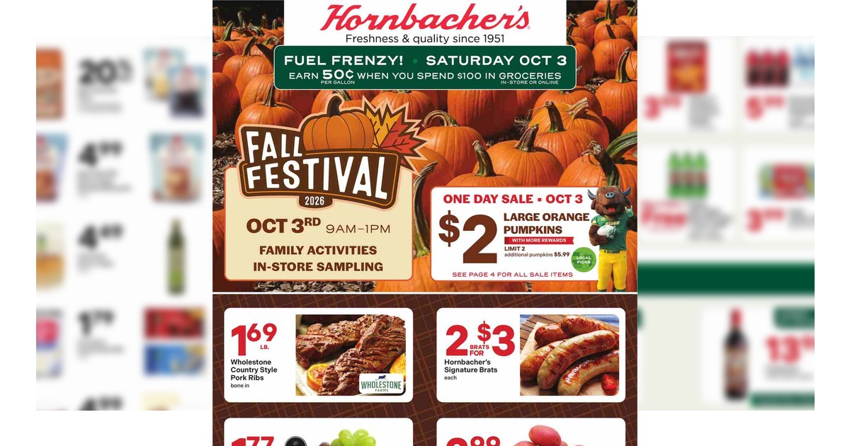 Hornbacher's Weekly Ad (9/30/26 – 10/6/26) Preview
